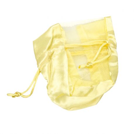 BOLSA ORGANZA/RASO 9*18 AMARILLO 