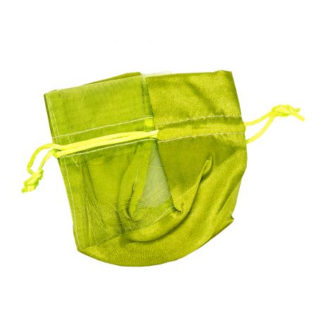 BOLSA ORGANZA/RASO 9*18 VERDE 