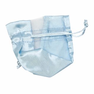 BOLSA ORGANZA/RASO 9*18 CELESTE 