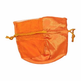 BOLSA ORGANZA/RASO 9*18 NARANJA 