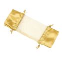 BOLSA organdí CARAMELO 20,5*8 ORO 