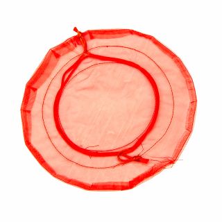 BOLSA organdí 22 cm DIAM. ROJO 