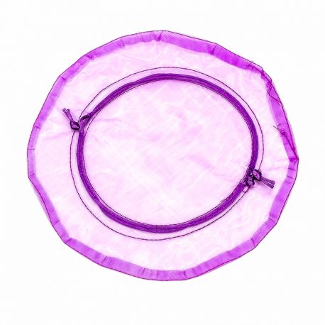 BOLSA organdí 22 cm DIAM. MORADO 