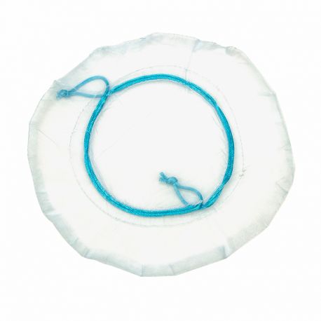 BOLSA organdí 22 cm DIAM. CELESTE 
