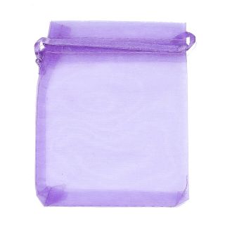 BOLSA ORGANZA 8x6 CM. MORADA 