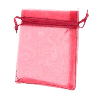 BOLSA DE ORGANZA 17x12 CM. BURDEOS