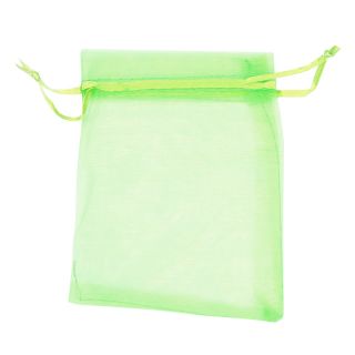 BOLSA DE ORGANZA 17x12 CM. VERDE