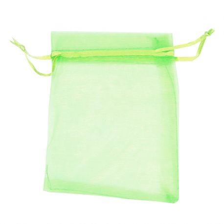 BOLSA DE ORGANZA 17x12 CM. VERDE