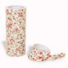 PAQ.10 ROLLOS CINTA BEIG FLORES (ROLLO 4 M)