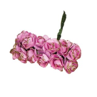 B/12 POM. C/12 ROSAS BRILLO ROSA