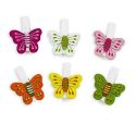 PINZA MARIPOSAS PARA REGALO (6 UNDS)