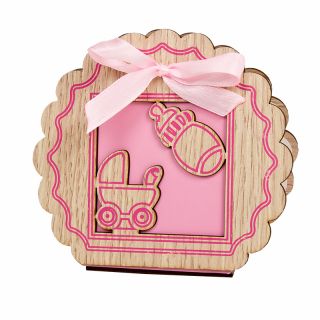 Caja de madera bebé