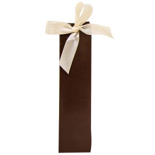 CAJA CONO CON LAZO MARRON 