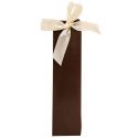 CAJA CONO CON LAZO MARRON 
