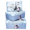 JUEGO DE CAJAS AZUL