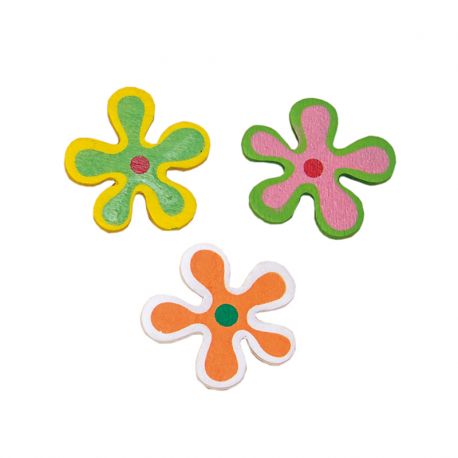 PIN MADERA FLOR BOLSA DE 100 UD. 