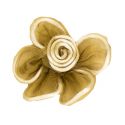 PIN FLORES MARRON CLARO BOLSA 50 UNID. 