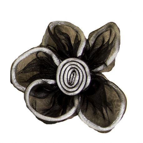 PIN FLORES GRIS OSCURO BOLSA 50 UNID. 