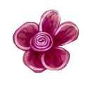 PIN FLORES FUCSIA BOLSA 50 UNID. 
