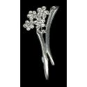 BROCHE FLORES ZIRCONITAS