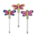 Alfiler artesanal fieltro libélula surt. 3 colores
