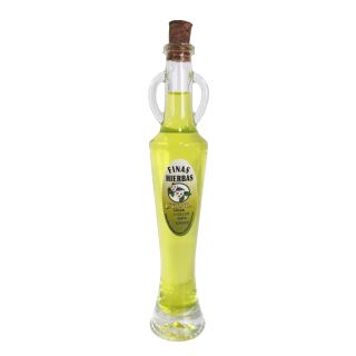 Botellita modelo Carmen de cristal finas hierbas 40 ml 