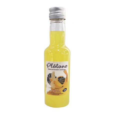 Botellita modelo Jerezana de Plátano sin alcohol 50 ml. 