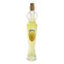 Botellita modelo Carmen de cristal, limoncello 40 ml 