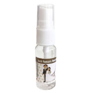 Bote de hidrogel 20 ml con pegatina de novios
