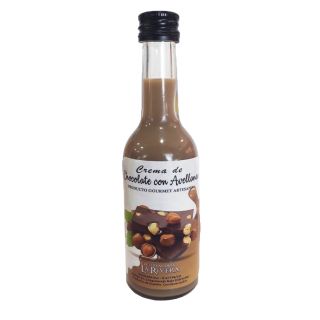 Botellita de licor de chocolate con avellana 50 ml 