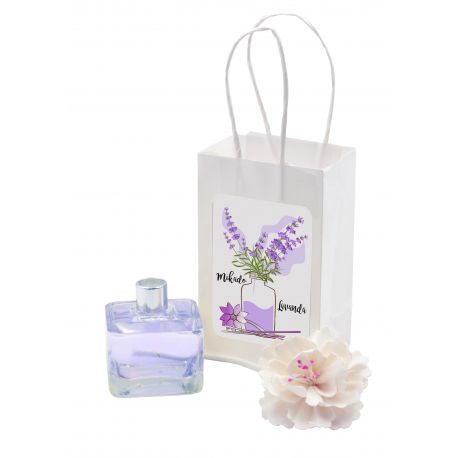 Mikado de lavanda 50ml con flor en bolsa 