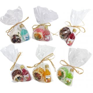 Iman de pastel y bebida sin alcohol surt. pack 6 