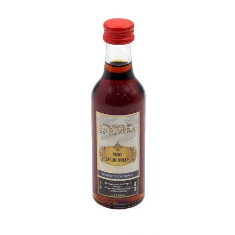 Jerezana vino licor dulce 50 ml cristal
