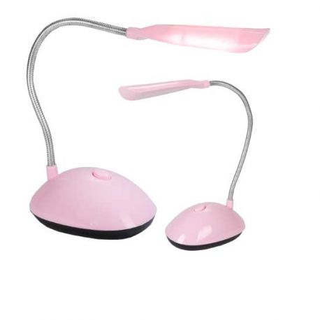 Flexo de luz para niñas en rosa