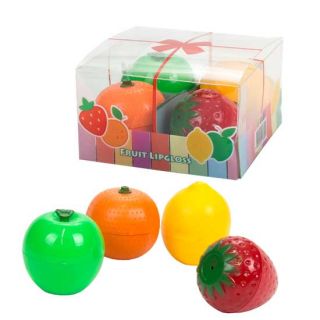 Brillos de labios de frutas, caja de 4 unidades