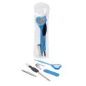 Set de manicura completo en color azul