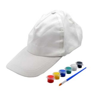 Regalo para colorear pinturas gorra blancas