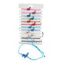 Pulsera de llama con cuerda ajustable en colores surtidos