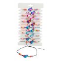 Pulsera de unicornio con cuerda ajustable en colores surtidos