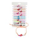 Pulsera de flamencos con cuerda ajustable, en colores surtidos