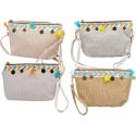 Bolso bordado asa larga surt. 24x17,5