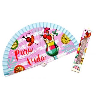 Abanico de madera -pura vida-