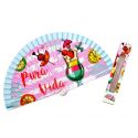 Abanico de madera -pura vida-