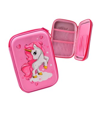 Estuche unicornio rosa 22x15 