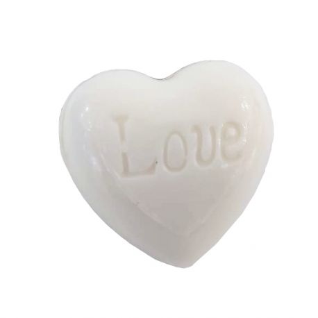 Jabón de corazón blanco 20 grs. 