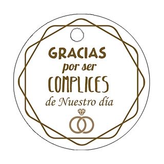 Pliego de tarjetas redondas boda blanca 20 ud. 