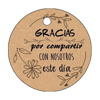 Pliego de tarjetas kraft redondas 20 ud. 