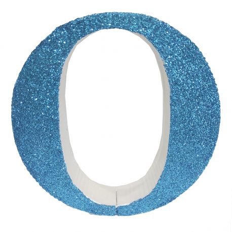 Letra "o" de 20 cm- en azul