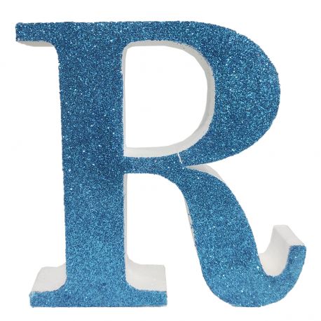 Letra "r" de 20 cm- en azul