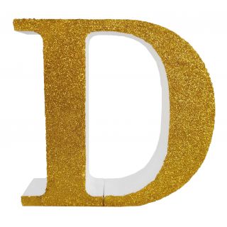 Letra "d" de 20 cm- en oro